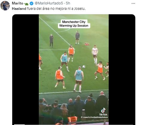 ”Haaland fuera del área no mejora ni a Joselu”.