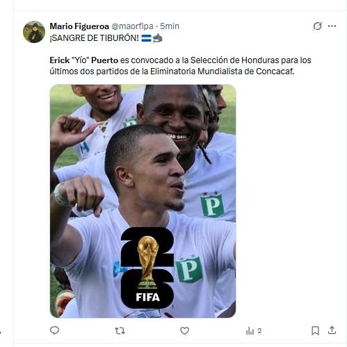 La prensa hondureña reacciona ante la convocatoria de Erick Puerto a Honduras: Lo merecía más que nadie