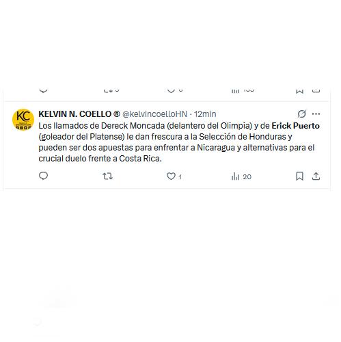 La prensa hondureña reacciona ante la convocatoria de Erick Puerto a Honduras: Lo merecía más que nadie