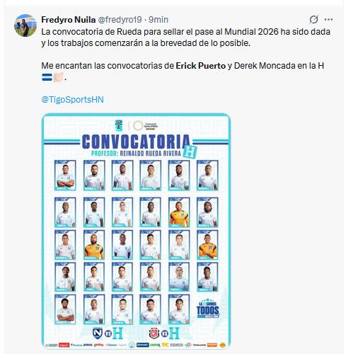 La prensa hondureña reacciona ante la convocatoria de Erick Puerto a Honduras: Lo merecía más que nadie