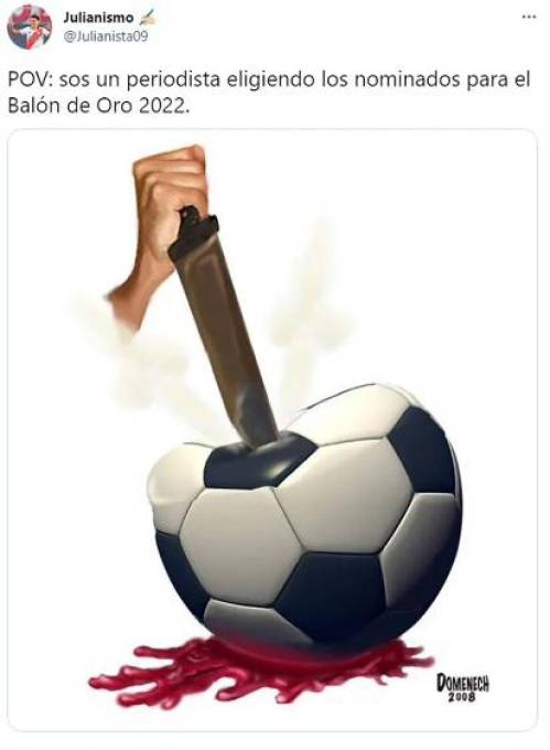 Para reír: Los jocosos memes que dejó la no nominación de Messi al Balón de Oro 2022; No perdonan a los franceses