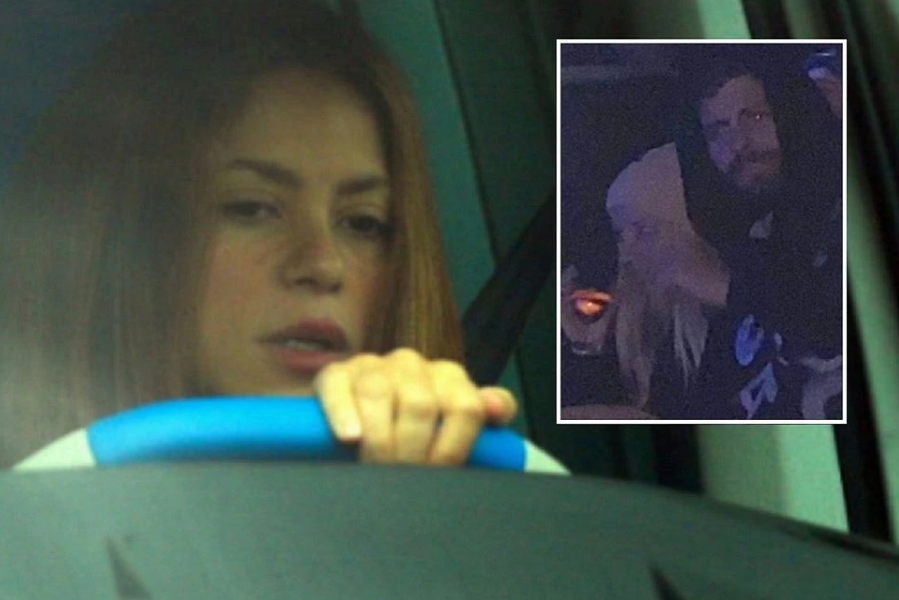 Captan a Shakira ‘‘devastada’’ tras las fotos de Piqué con su supuesta amante y los mensajes de un acosador en su casa