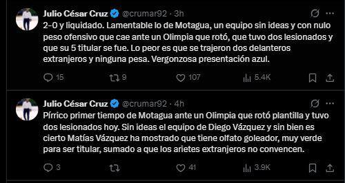 Olimpia se burla y señalan polémica picante tras derrota de Motagua: Vergonzosa presentación