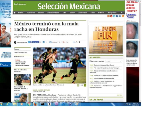 Prensa de México manda a 'callar' a Honduras