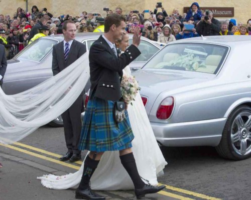 La boda escocesa de Andy Murray y Kim Sears en Fotografías