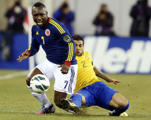 Colombia terminó empatando 1-1 contra Brasil.