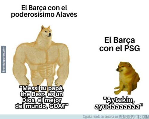 Hacen pedazos a Piqué y a Messi: Los otros memes de la goleada del PSG al Barcelona