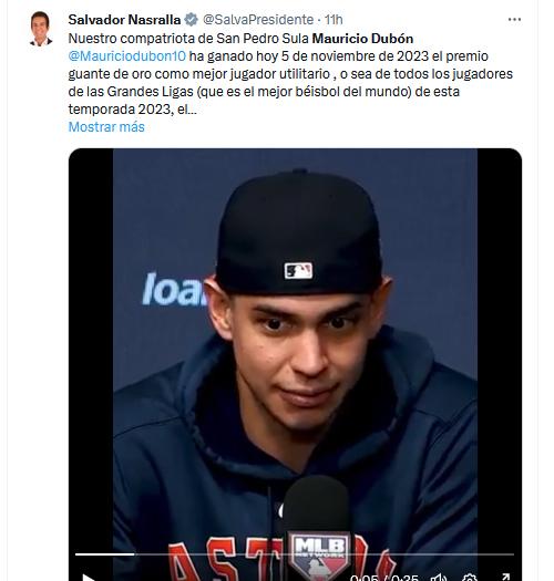 Los Astros de Houston y la prensa hondureña se rinde ante Mauricio Dubón: “Es nuestro The Best”