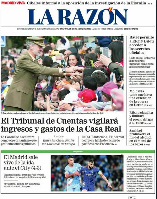 Las portadas que dejó el partidazo entre Manchester City y Real Madrid: “Milagro” y “sale vivo”