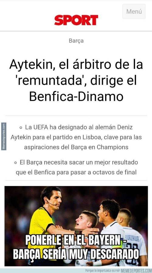 Los memes calientan el Bayern-Barcelona: Hacen pedazos al equipo culé por la posibilidad de jugar Europa League