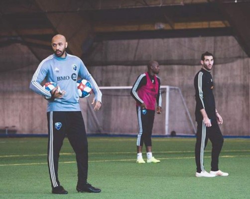 Así fue el primer día de trabajo de Romell Quioto con el Montreal Impact de Thierry Henry