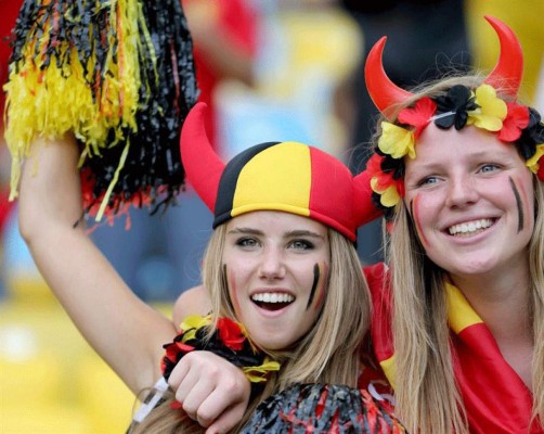 Las mejores imágenes del juego Russia vs Bélgica