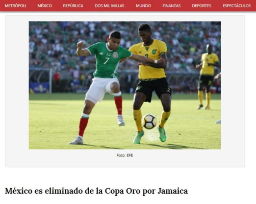 ¡Pobre Osorio! Así reacciona la prensa mexicana luego de ser eliminados de Copa Oro