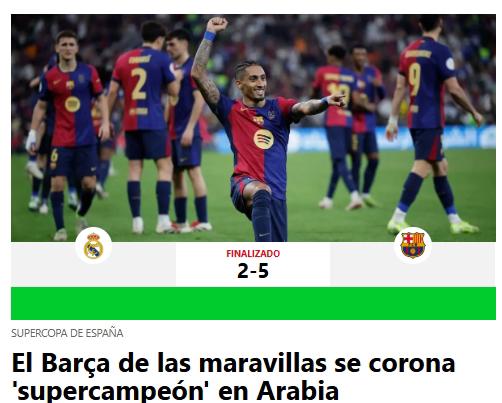Barcelona volvió a humillar al Real Madrid y la prensa reacciona: “Ridículo; deben dar gracias que solo fueron cinco”