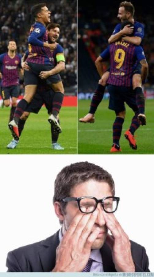 Locura de memes tras el triunfo del Barça sobre Tottenham en Champions