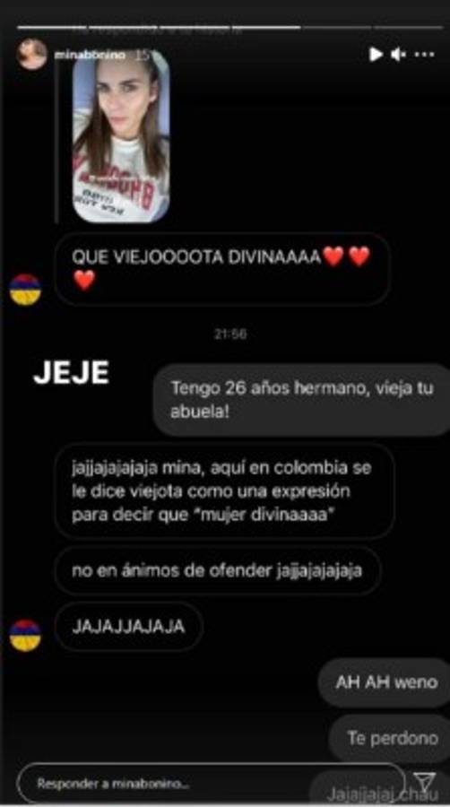 'Tu abuela', sexy novia de jugador del Real Madrid tiene dura discusión con un seguidor por llamarla vieja  