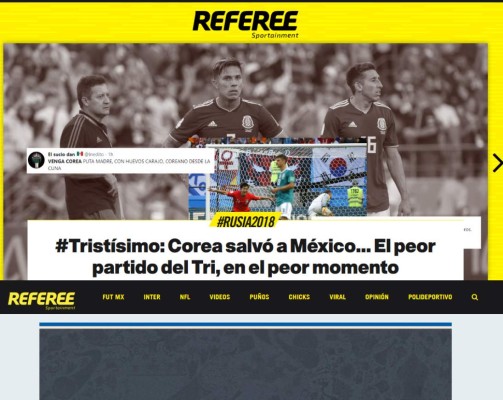 Así ve la prensa mundial el pase de México a los octavos de Rusia 2018