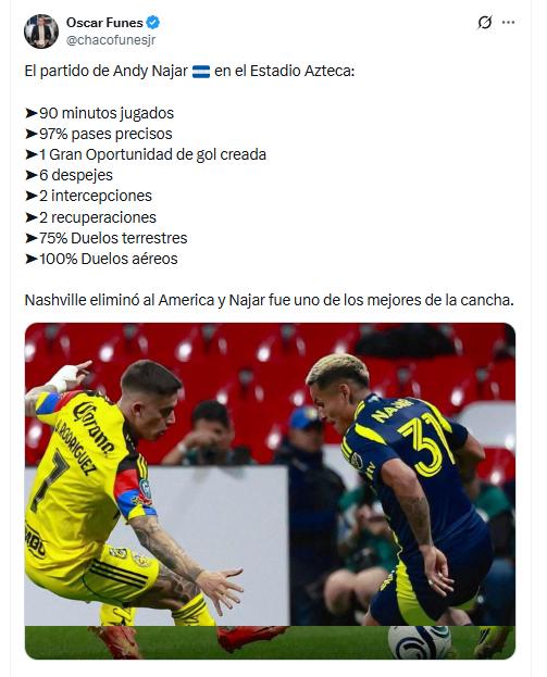 América, eliminado en el Azteca: El elogio al hondureño Najar en pleno juego y la crítica de Faitelson y la prensa mexicana