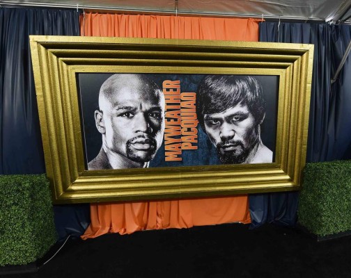 La mejores imágenes previo a la pelea del siglo