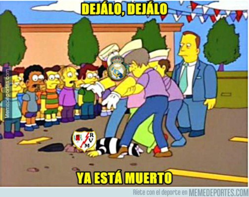 MEMES: No perdonan al Real Madrid tras golear al Rayo Vallecano