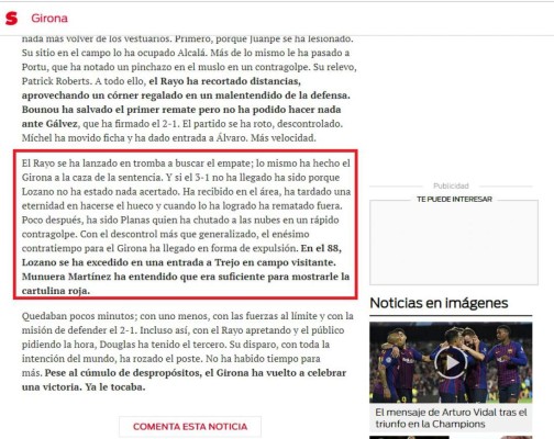 Así reacciona la prensa española luego de la expulsión de 'Choco' Lozano