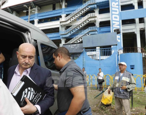 Delegación australiana visitó el estadio Olímpico y así lo encontró