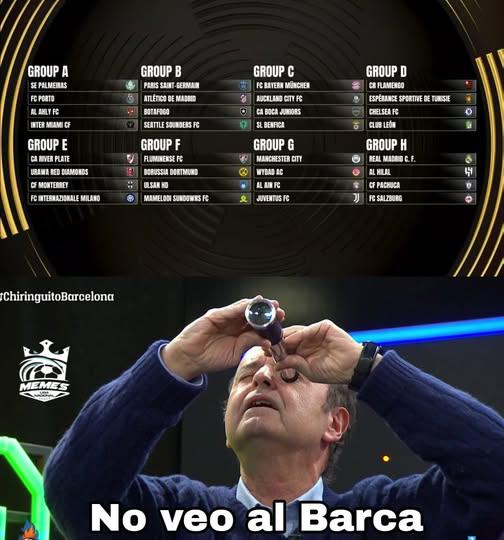 Los crueles memes que dejó el sorteo del Mundial de Clubes; equipos mexicanos, Messi y hasta el Barcelona, protagonistas