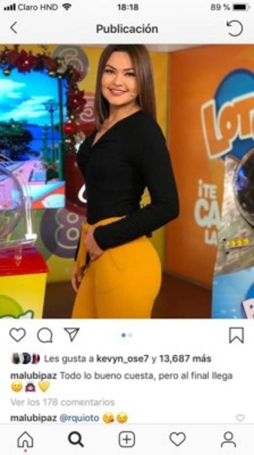 Malubi Paz, la bella modelo que ha flechado al futbolista Romell Quioto