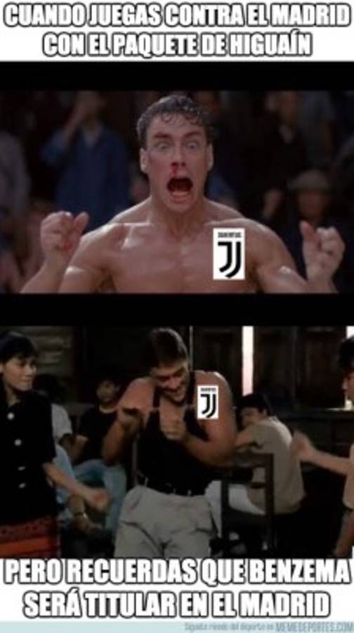¡Qué memes! Cristiano, Benzema y Higuaín los protagonistas de memes tras el Juventus-Madrid