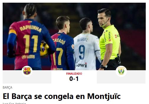 Barcelona perdió ante Leganés y así reacciona la prensa: “Ridículo colosal; qué manera de cag****”