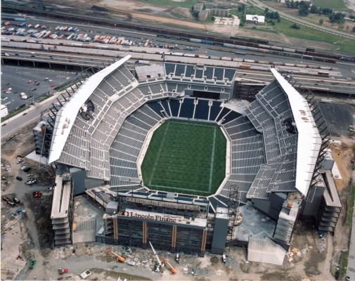 Estadio de primer mundo, el Lincoln Financial Field es el estadio de los Philadelphia Eagles