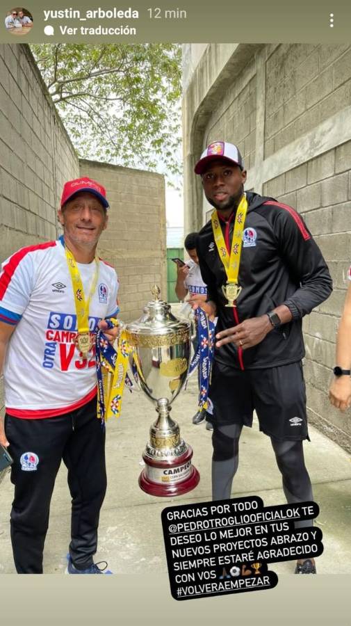 “Gracias por mostrarnos el camino”: Así se despidieron los jugadores y directivos de Olimpia de Pedro Troglio