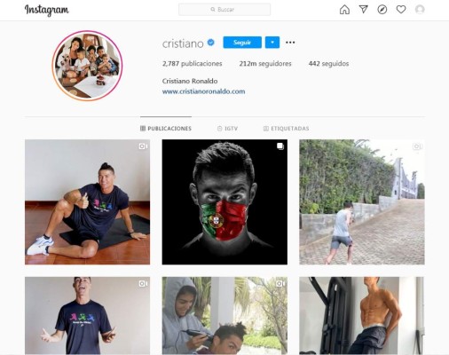 Las cuentas de Instagram más seguidas: Cristiano Ronaldo barre con Messi