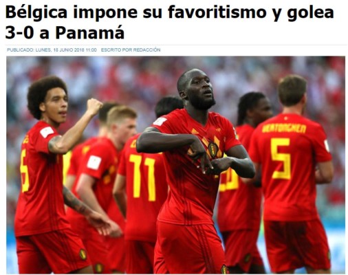 ''Es una de las peores del Mundial'', así reacciona la prensa tras el debut de Panamá en Rusia 2018