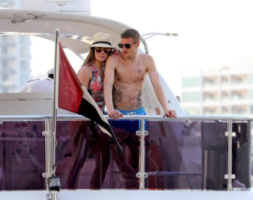 Las vacaciones de Jamie Vardy y su espectacular esposa en Dubai
