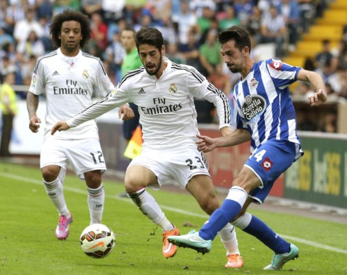 Real Madrid goleó 8-2 al Deportivo La Coruña