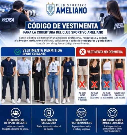 Fue vetada de los partidos por su vestimenta y el caso da un giro inesperado