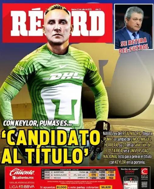 Piojo Herrera impacta a toda Costa Rica con la frase que nadie esperaba: Con Keylor Navas, Pumas es...