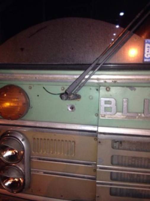 Lamentable: Tirotean bus de Real España en salida de Tegucigalpa