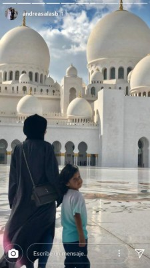 La bella esposa de Keylor Navas se dejó seducir por Abu Dhabi