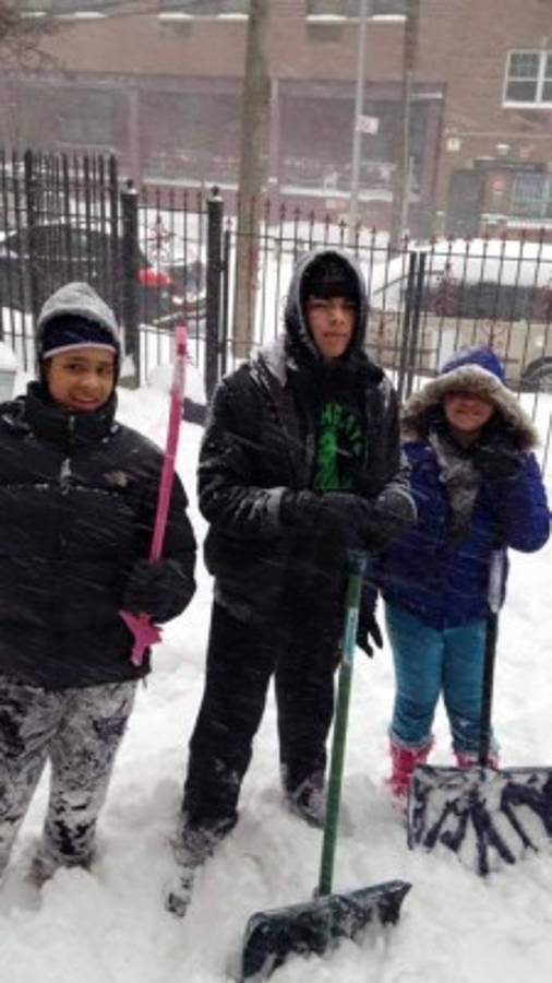 Fotos: Así viven hondureños la gran nevada en Estados Unidos