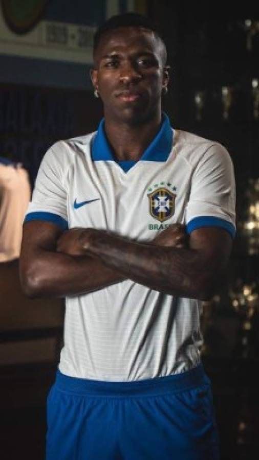 ¡Cambio radical! Brasil presentó su nueva camisa para la Copa América con Vinicius de imagen