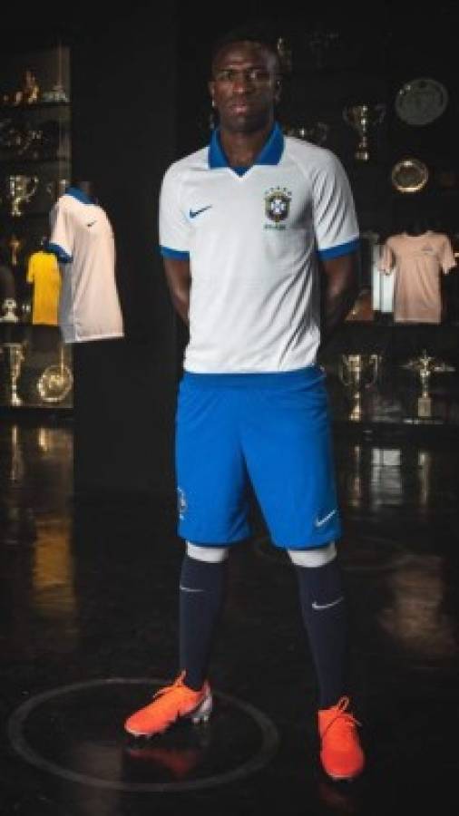 ¡Cambio radical! Brasil presentó su nueva camisa para la Copa América con Vinicius de imagen