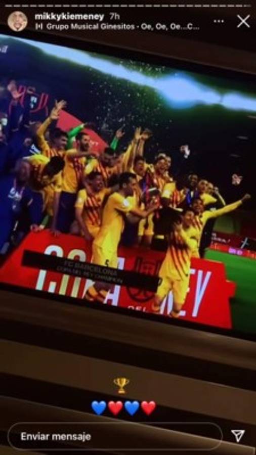 Así celebraron Antonela Roccuzzo y las mujeres de los jugadores del Barcelona el título de la Copa del Rey