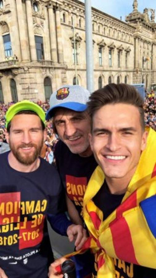FOTOS: La gran celebración del FC Barcelona por el doblete en España