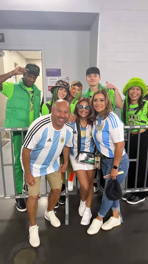 La belleza argentina, la que mostró demás, los asiáticos con la camiseta de Messi y la famosa hondureña en Copa América