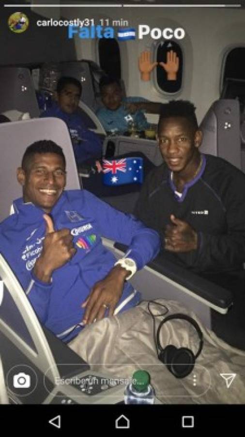 Así viaja la Selección de Honduras a Sídney para conseguir la hazaña
