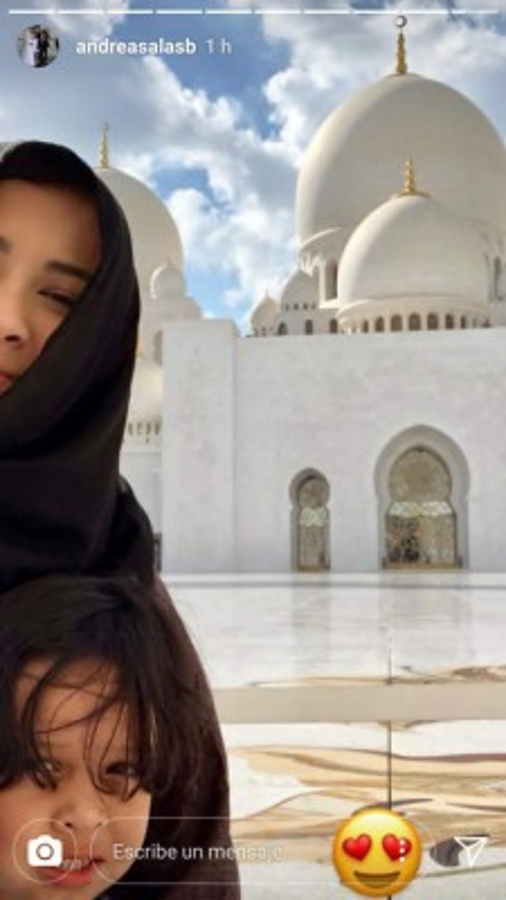 La bella esposa de Keylor Navas se dejó seducir por Abu Dhabi