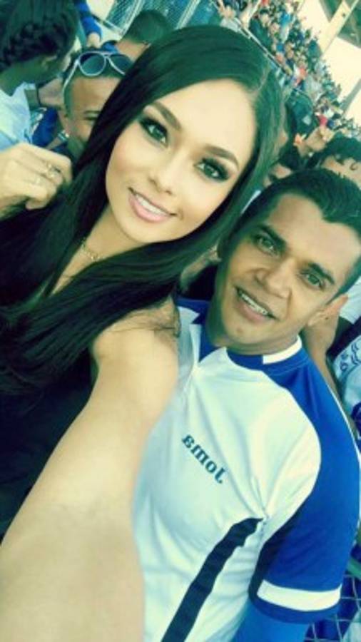 Sirey Morán, Miss Honduras Universo, la fan más guapa de Real España