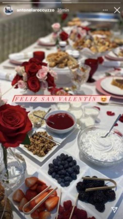 Georgina Rodríguez deslumbra y la comida romántica de Messi: Así pasan San Valentín los cracks